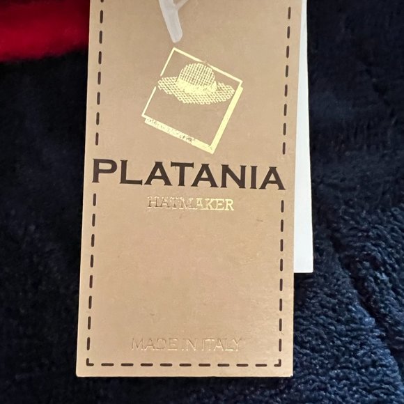 Platania Red Wool Floral Bucket Hat - Picture 4 of 5